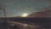 Frederic E.Church Moonrise oil on canvas